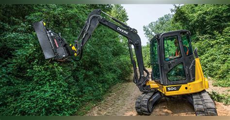 excavator with brush cutter rental